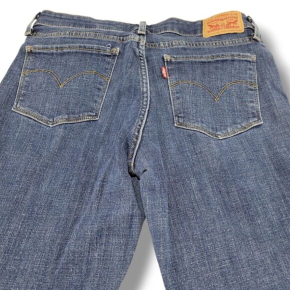 Levi's Jeans Size 29 W29"xL26" Levi's 711 Skinny Jeans Stretch Ankle Jeans Blue - Picture 4 of 6